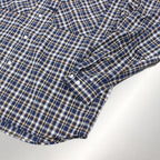 TECH CAMP-COLLAR SHIRTS JACKET #BLUE CHECK [BE-81023]