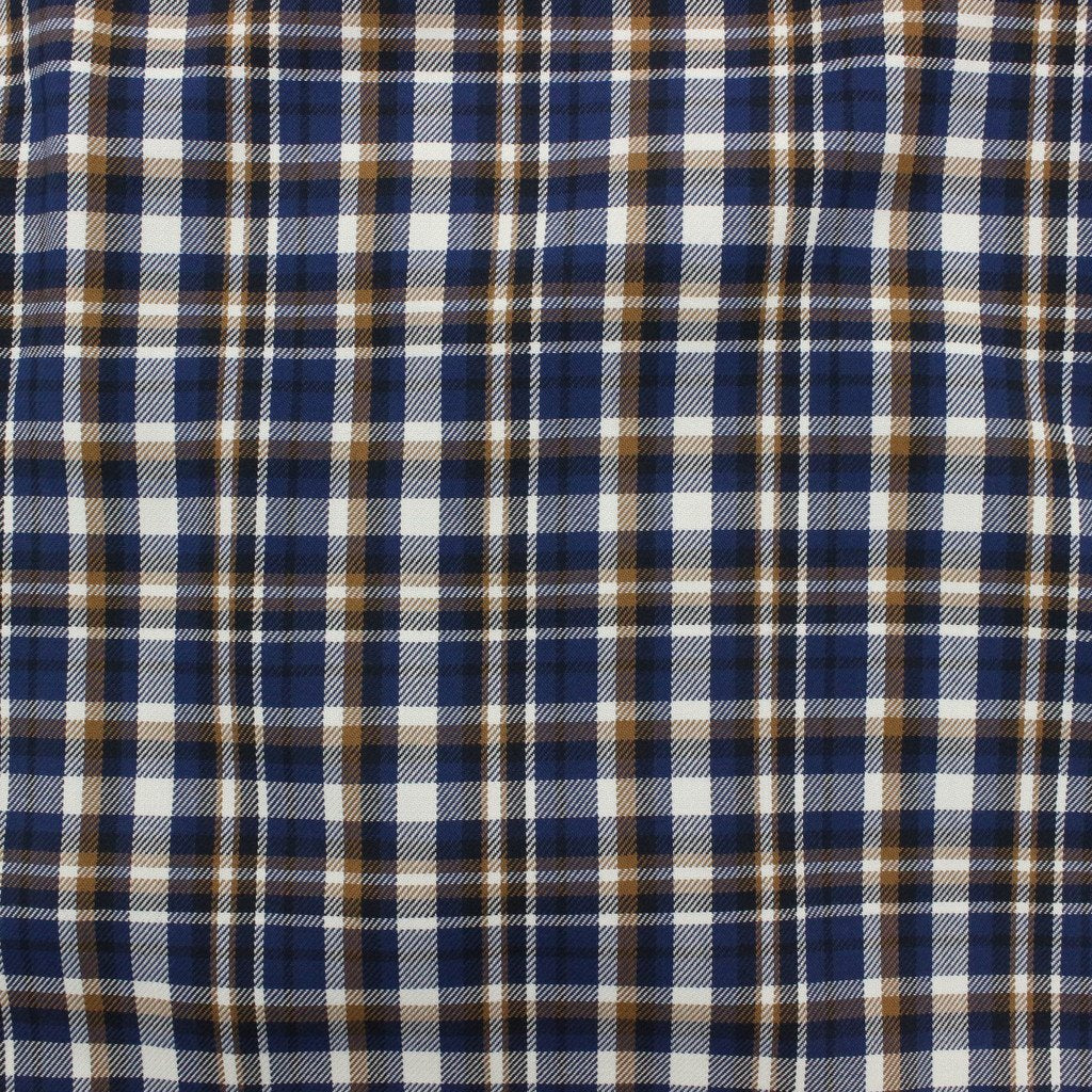 TECH CAMP-COLLAR SHIRTS JACKET #BLUE CHECK [BE-81023]