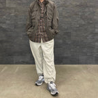 TECH EASY TROUSERS TWILL #ECRU [BP-38023]