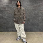 TECH EASY TROUSERS TWILL #ECRU [BP-38023]