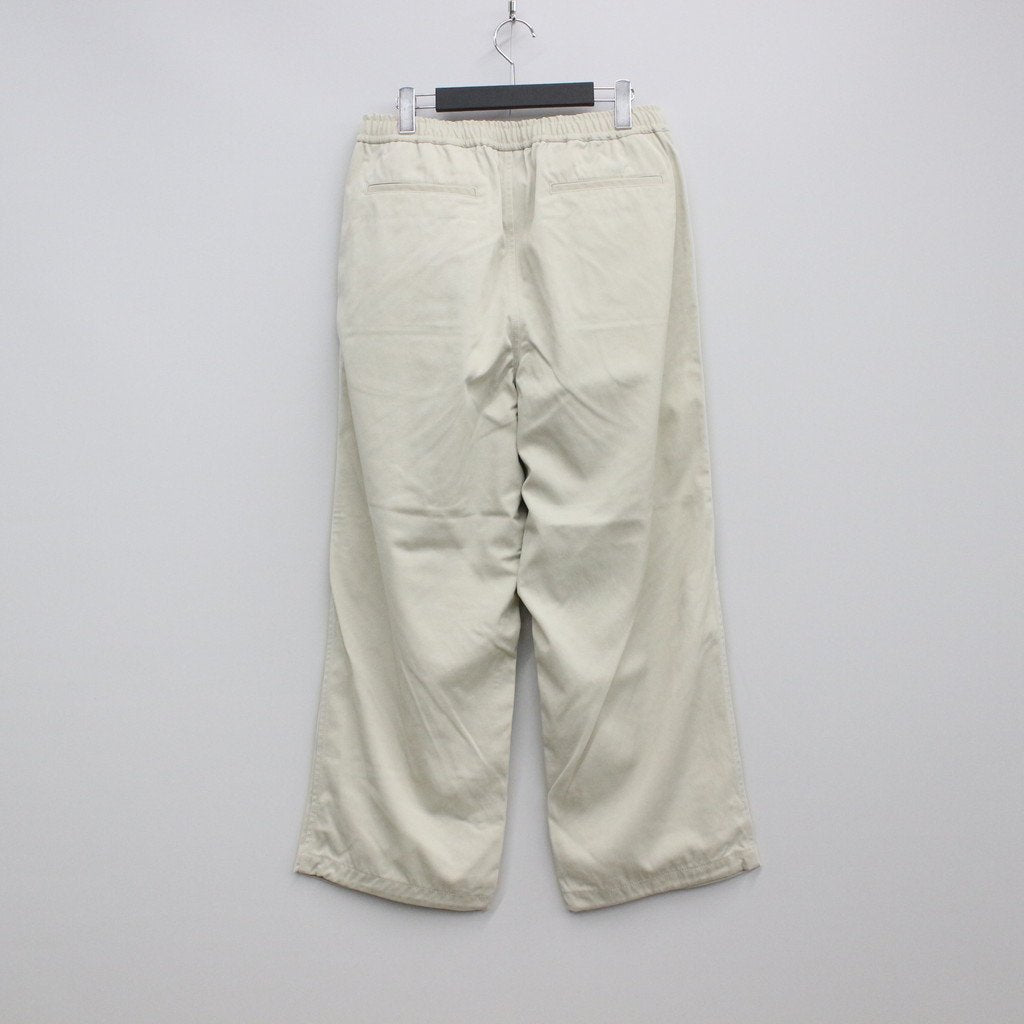 TECH EASY TROUSERS TWILL #ECRU [BP-38023]