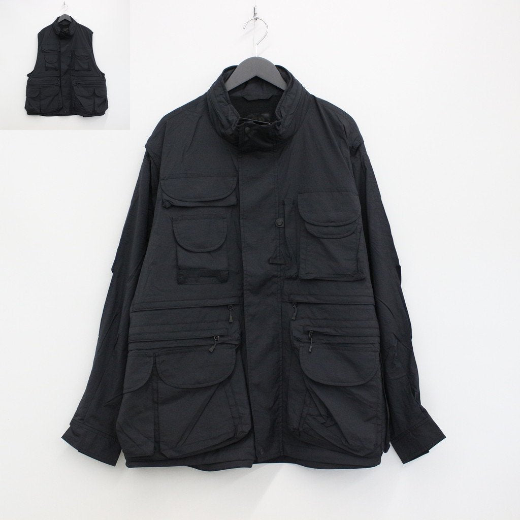 TECH 2WAY PERFECT FISHING JACKET #BLACK [BJ-28023]