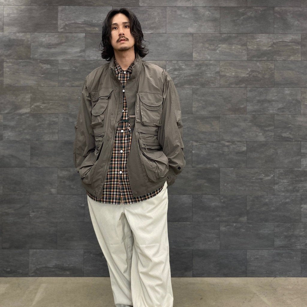 TECH 2WAY PERFECT FISHING JACKET #MOCHA BROWN [BJ-28023]