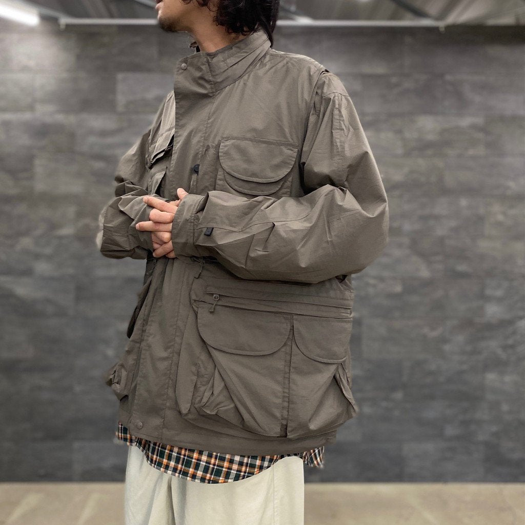 TECH 2WAY PERFECT FISHING JACKET #MOCHA BROWN [BJ-28023]