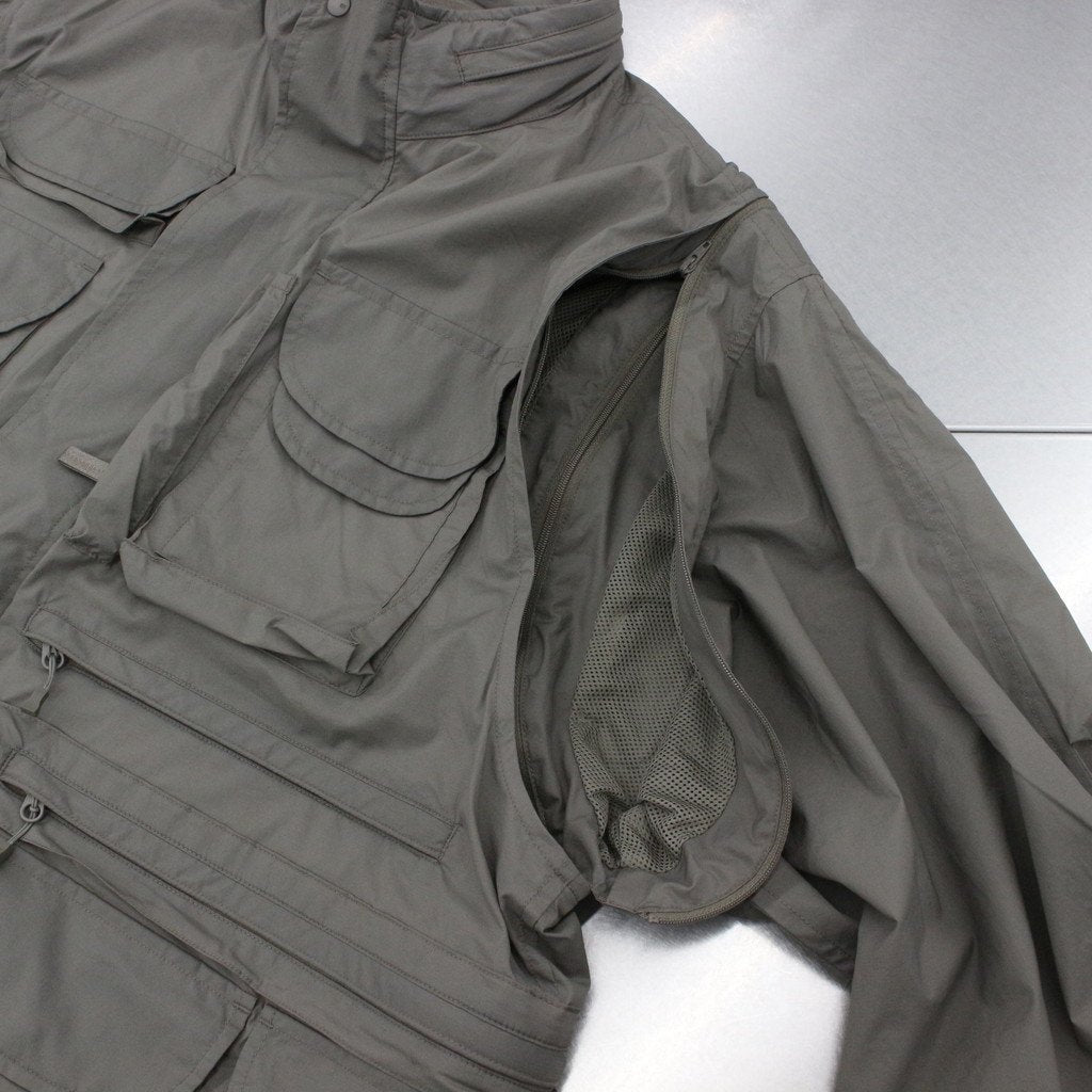 TECH 2WAY PERFECT FISHING JACKET #MOCHA BROWN [BJ-28023]