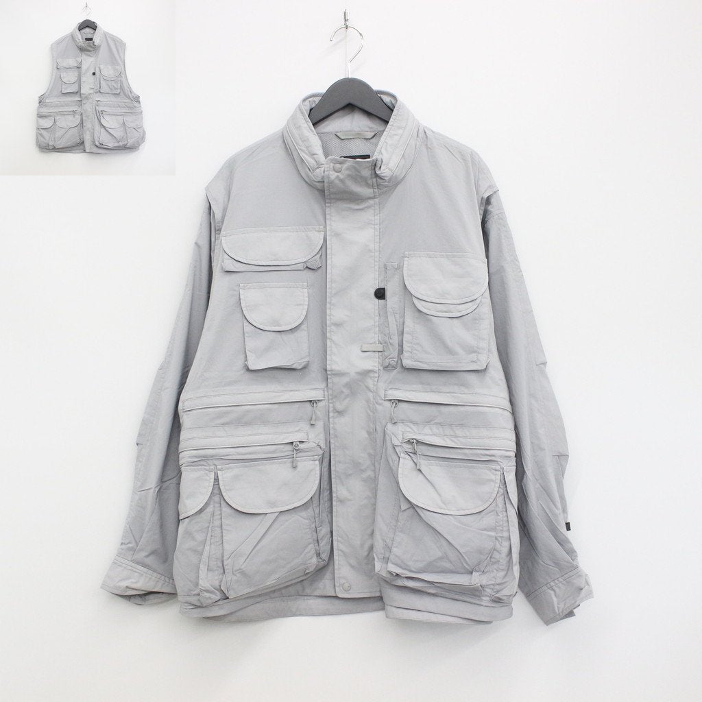 TECH 2WAY PERFECT FISHING JACKET #GRAY [BJ-28023]