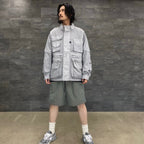 TECH 2WAY PERFECT FISHING JACKET #GRAY [BJ-28023]