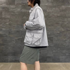 TECH 2WAY PERFECT FISHING JACKET #GRAY [BJ-28023]