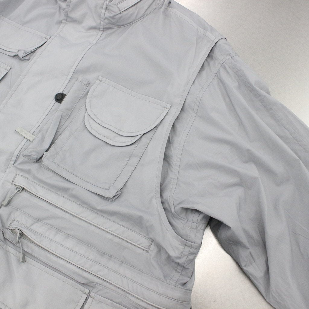TECH 2WAY PERFECT FISHING JACKET #GRAY [BJ-28023]