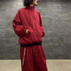 STRIPE SEERSUCKER BALLOON PANTS #RED [SS23-B04]