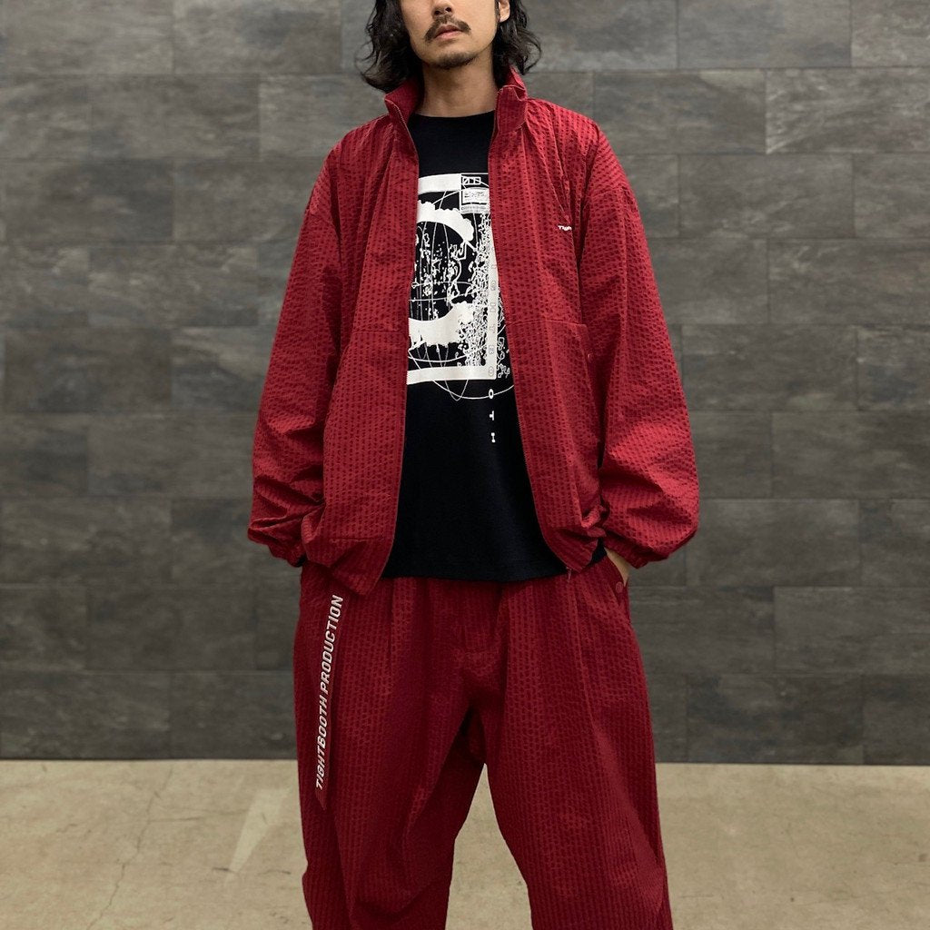 STRIPE SEERSUCKER JACKET #RED [SS23-JK04]
