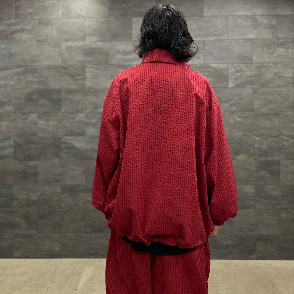 STRIPE SEERSUCKER JACKET #RED [SS23-JK04]