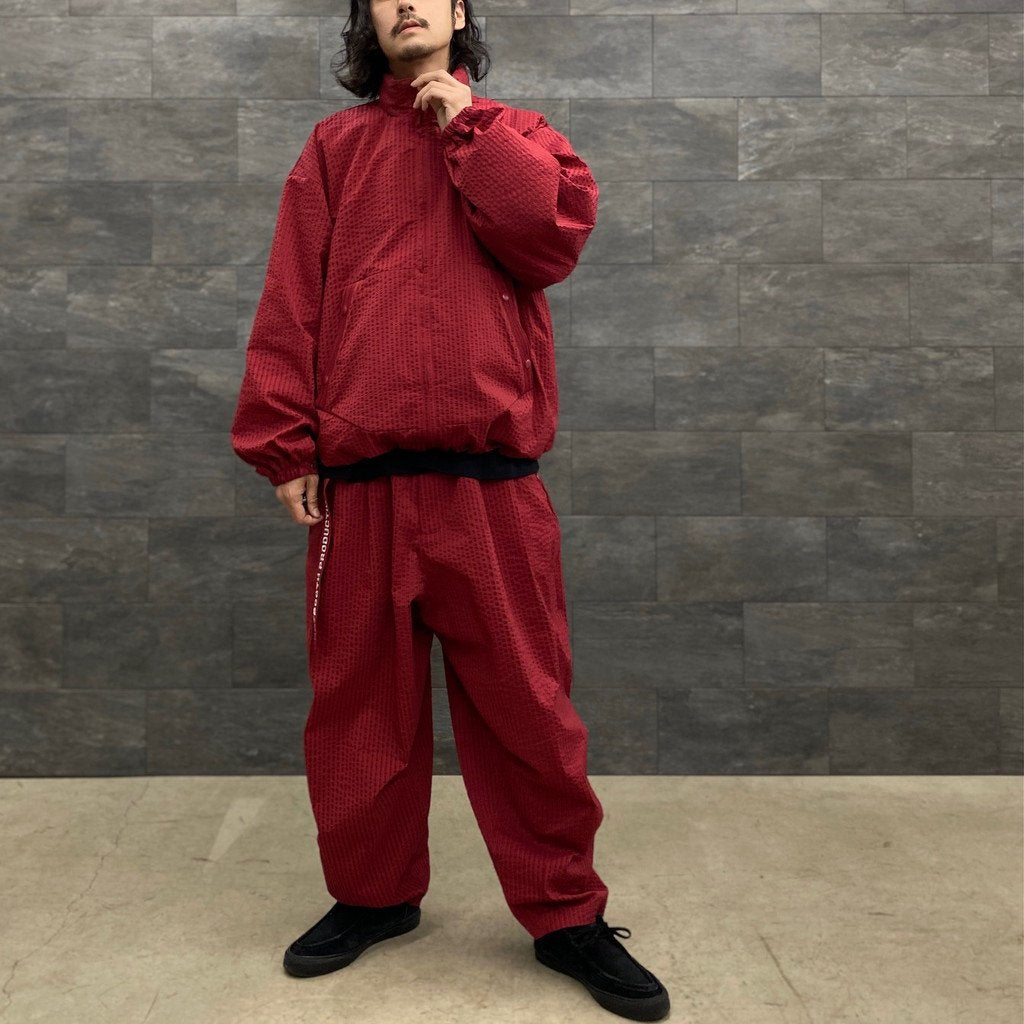 STRIPE SEERSUCKER JACKET #RED [SS23-JK04]