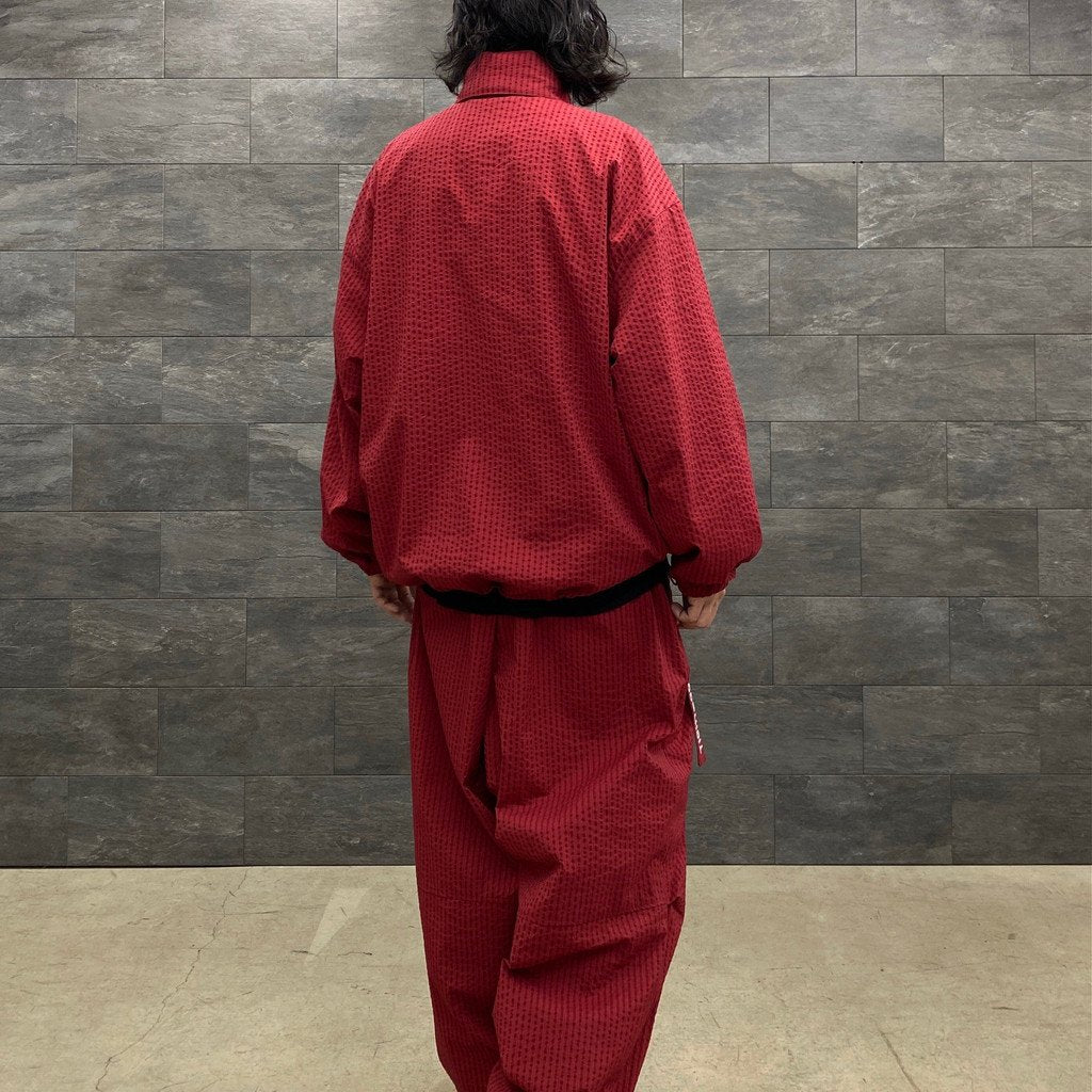 STRIPE SEERSUCKER JACKET #RED [SS23-JK04]