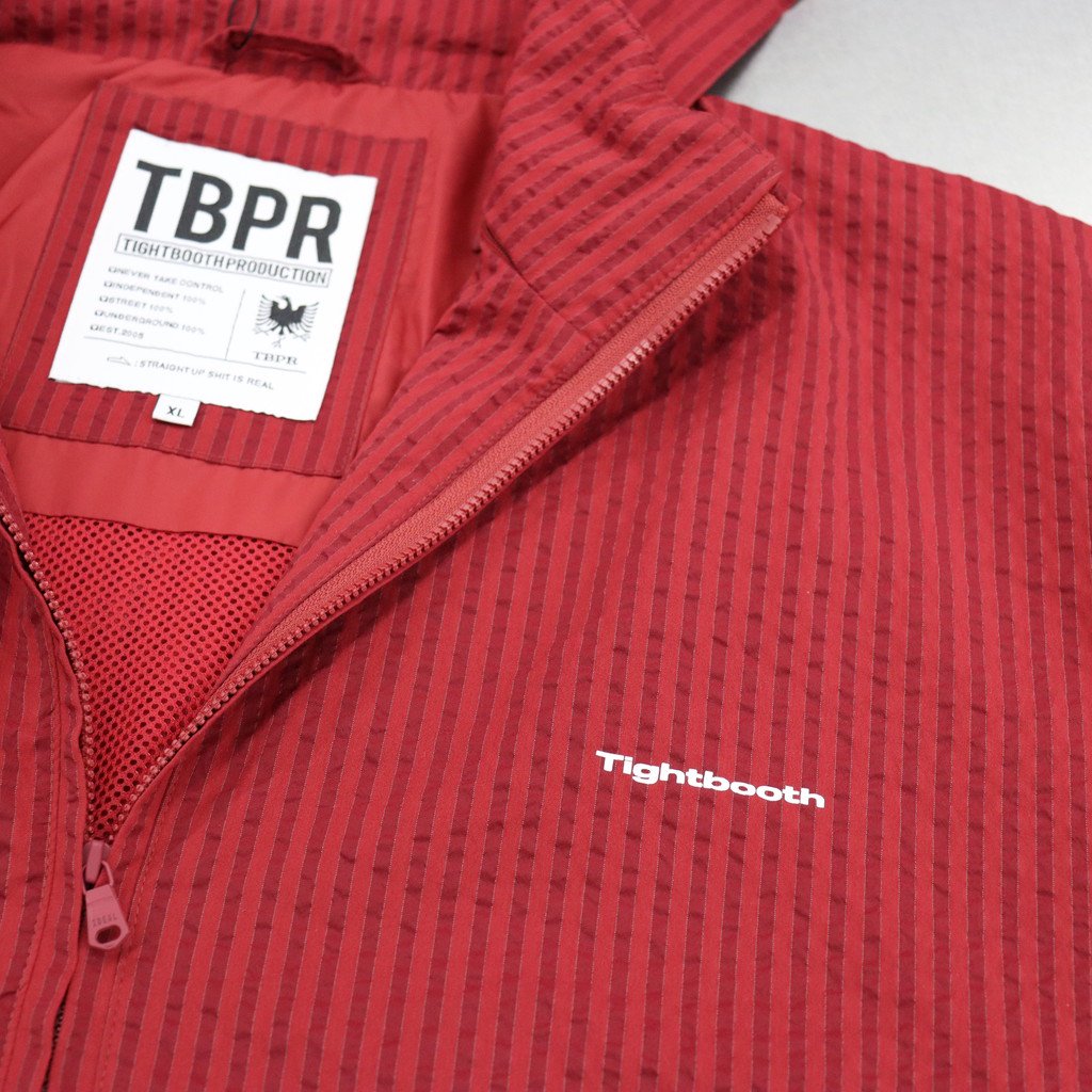 STRIPE SEERSUCKER JACKET #RED [SS23-JK04]