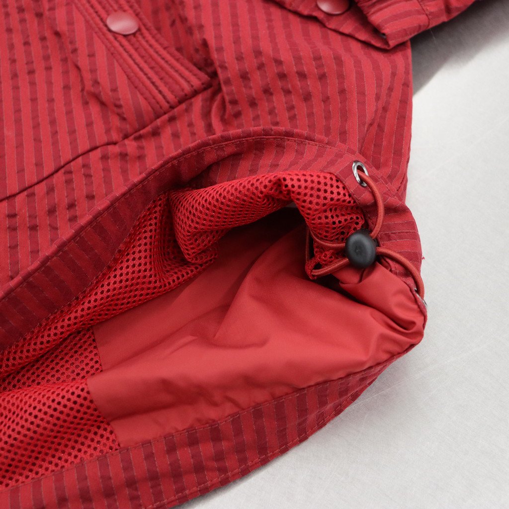STRIPE SEERSUCKER JACKET #RED [SS23-JK04]