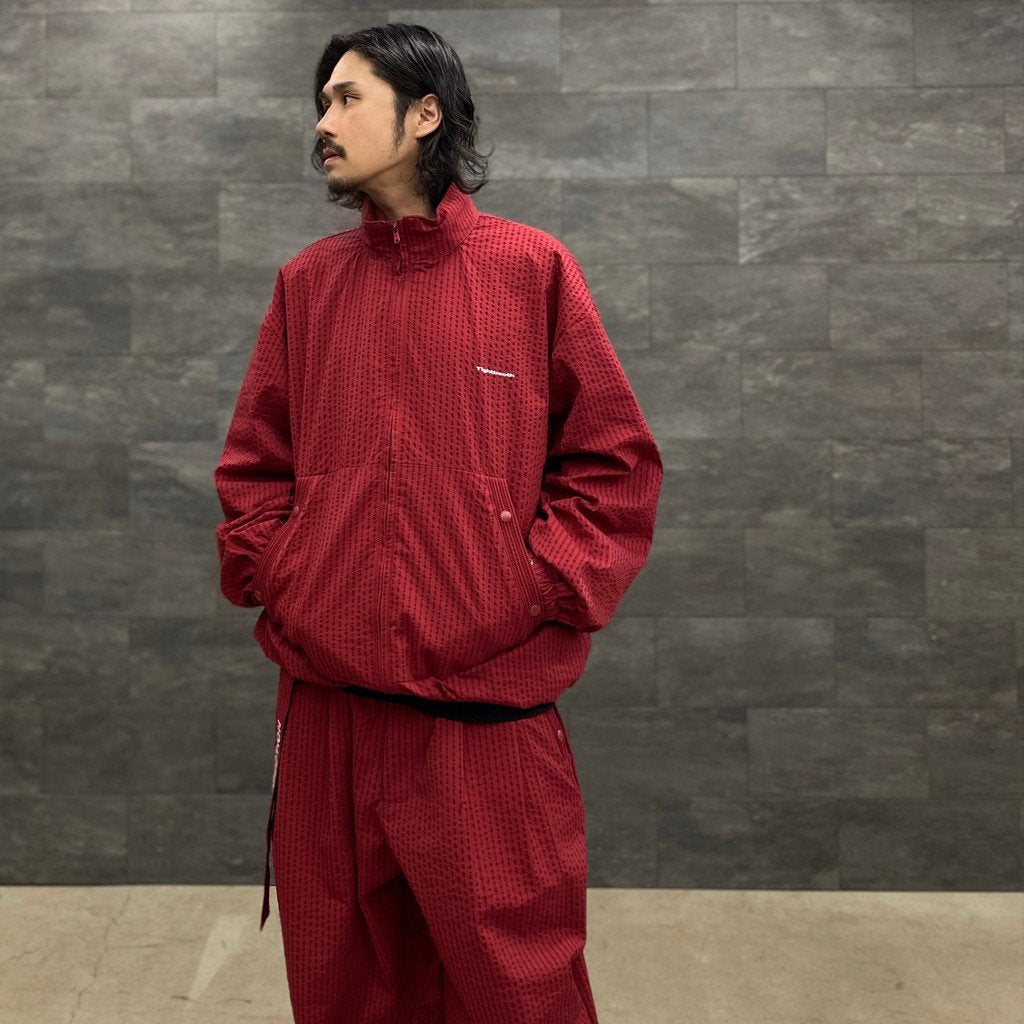 STRIPE SEERSUCKER JACKET #RED [SS23-JK04]