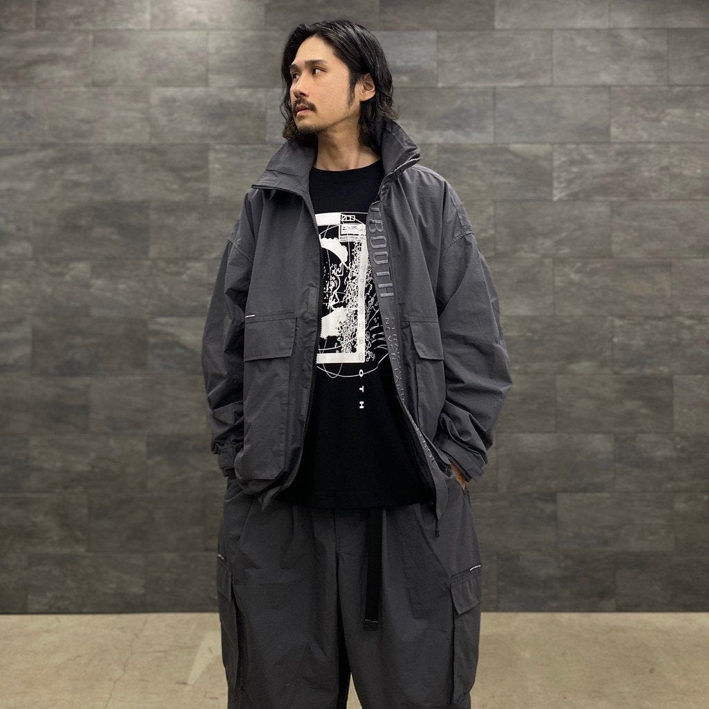 RIPSTOP TACTICAL JACKET #CHARCOAL [SS23-JK01]