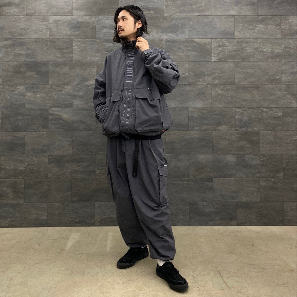 RIPSTOP TACTICAL JACKET #CHARCOAL [SS23-JK01]