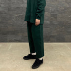 CROPPED PANTS #FOREST GREEN [404]