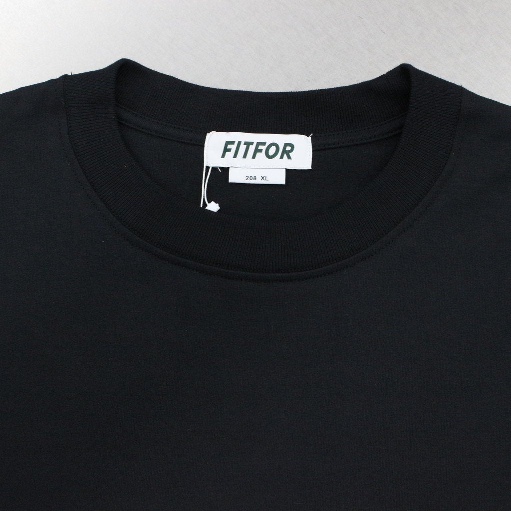 寬幅長袖T卹#黑色[208]