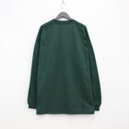 WIDE LONG SLEEVE TEE #FOREST GREEN [208]