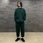 WIDE LONG SLEEVE TEE #FOREST GREEN [208]