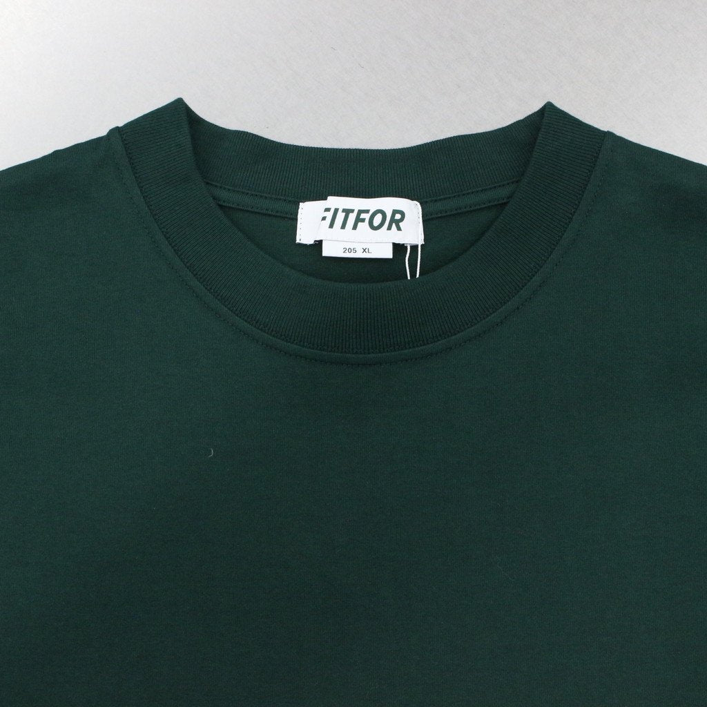 WIDE BOX TEE #FOREST GREEN [205] _ FIT FOR | フィットフォー