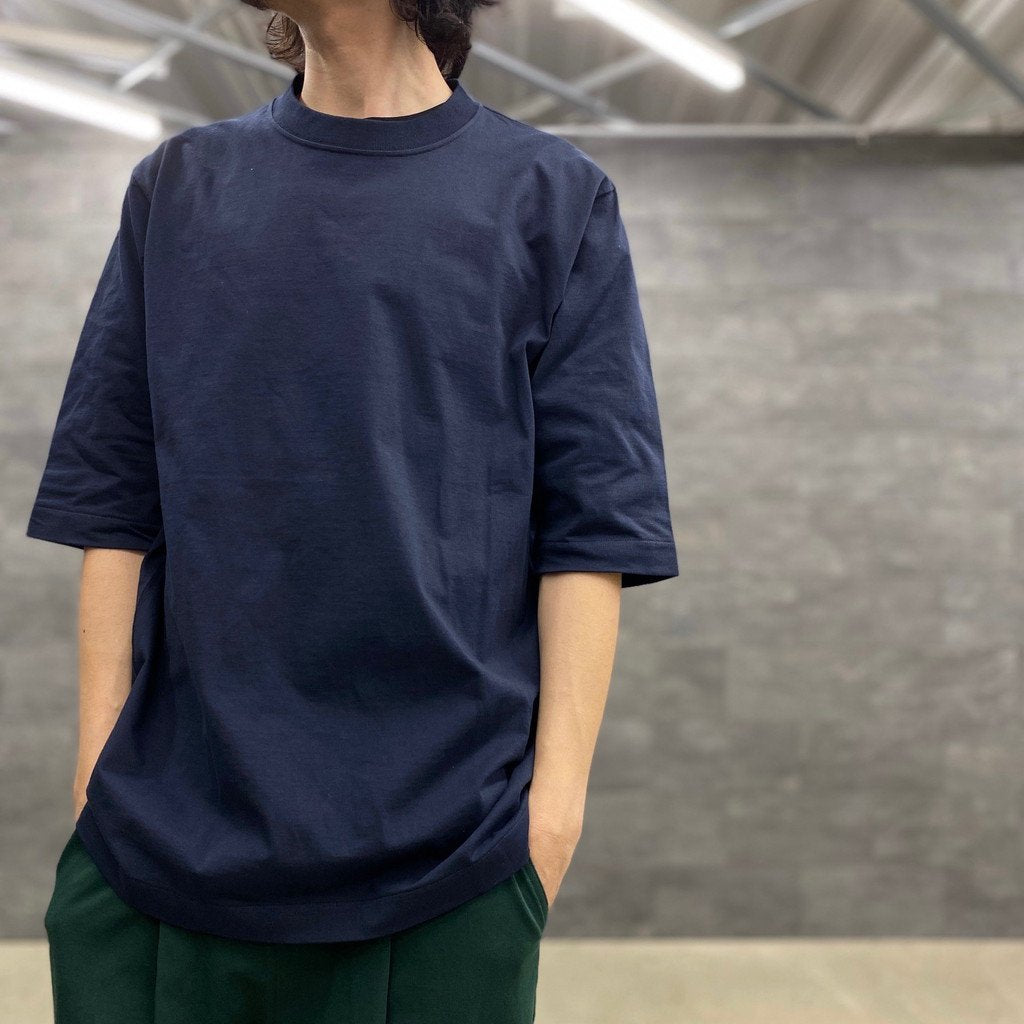 BASIC HALF SLEEVE TEE #MIDNIGHT BLUE [202]