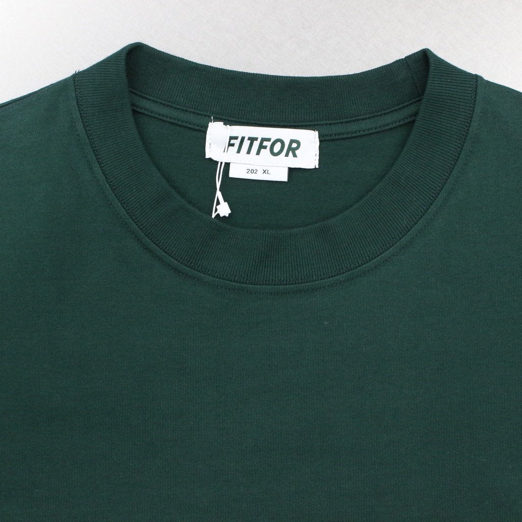 BASIC HALF SLEEVE TEE #FOREST GREEN [202]