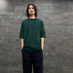 BASIC HALF SLEEVE TEE #FOREST GREEN [202]