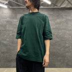 BASIC HALF SLEEVE TEE #FOREST GREEN [202]