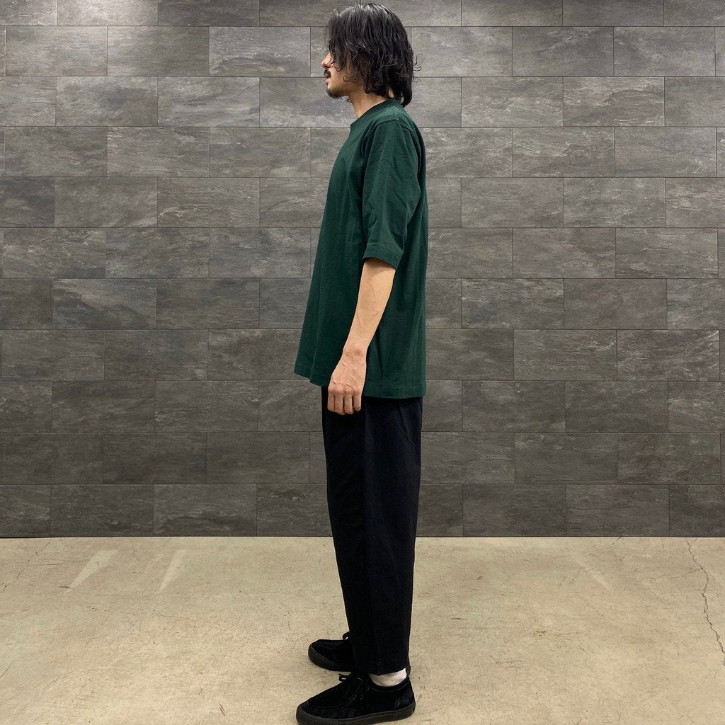 BASIC HALF SLEEVE TEE #FOREST GREEN [202]