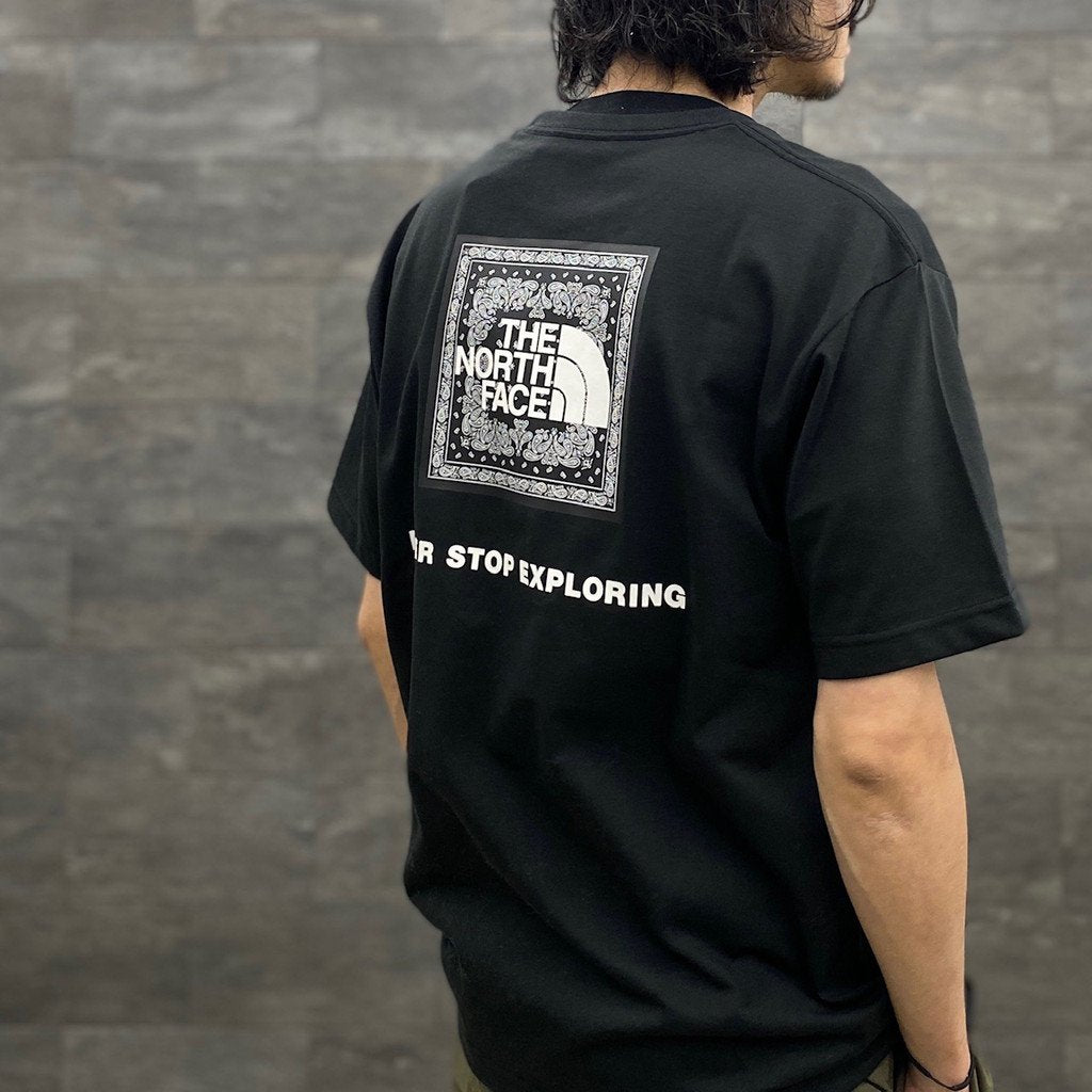 S/S BANDANA SQUARE LOGO TEE #K [NT32349] _ THE NORTH FACE | ザ