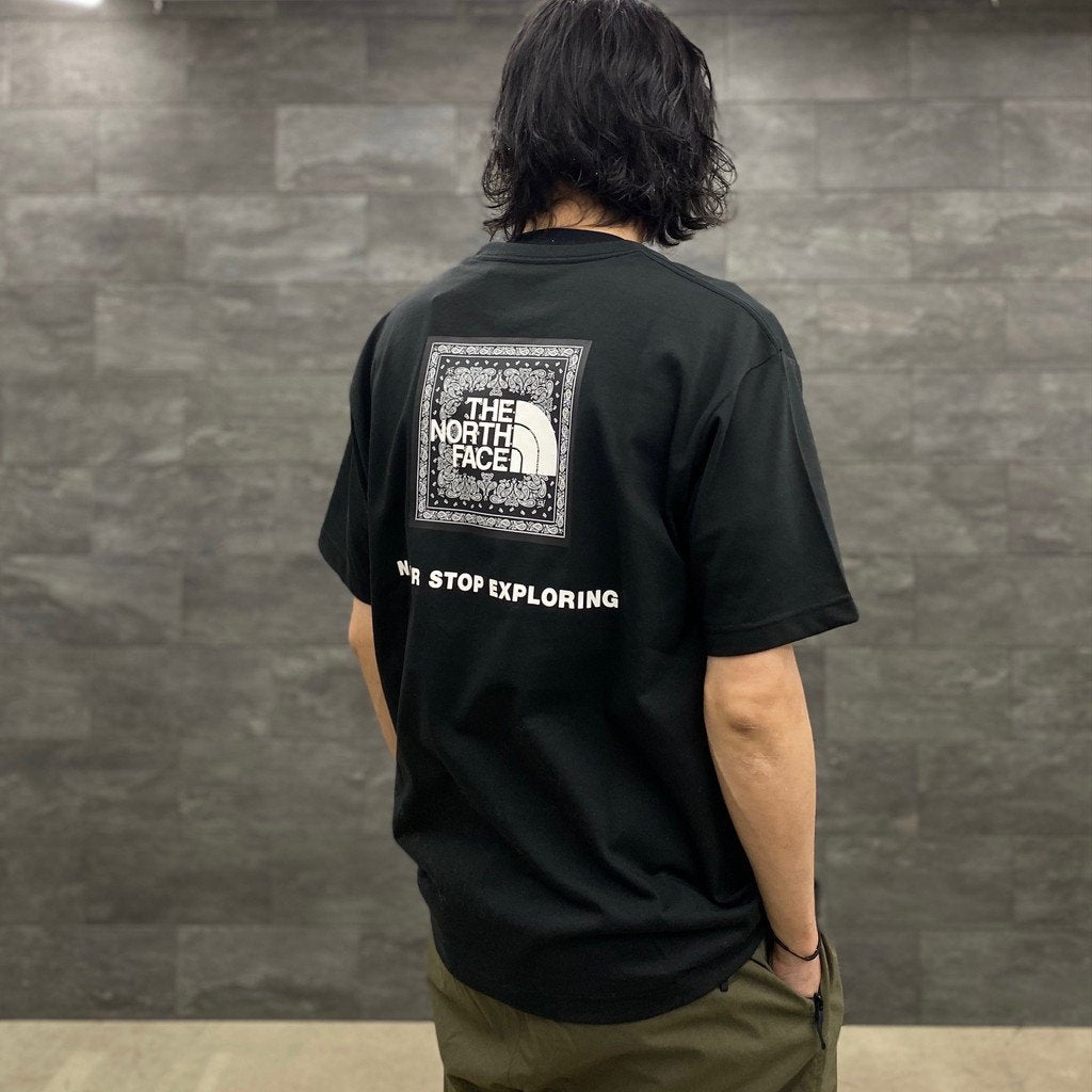 S/S BANDANA SQUARE LOGO TEE #K [NT32349] _ THE NORTH FACE | ザ