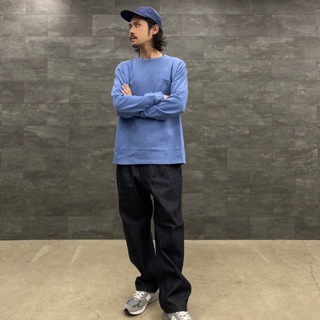 寬牛仔長褲 #海軍藍 [SC2310-PN09]