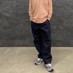 寬牛仔長褲 #海軍藍 [SC2310-PN09]