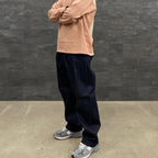 寬牛仔長褲 #海軍藍 [SC2310-PN09]