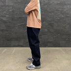 寬牛仔長褲 #海軍藍 [SC2310-PN09]