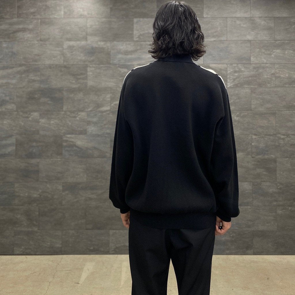 STRIPE KNIT CARDIGAN #BLACK [23SS-FS-09/FS1074]