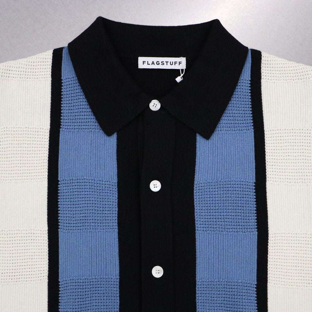 STRIPE KNIT CARDIGAN #BLACK [23SS-FS-09/FS1074]