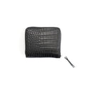 H.C.P POROSUS ROUND ZIP SHORT WALLET #BLACK [ITU-CO-22FW-SPA02]