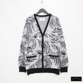 TIM LEHI | JACQUARD CARDIGAN #GRAY [23SS-WMK-KN18]