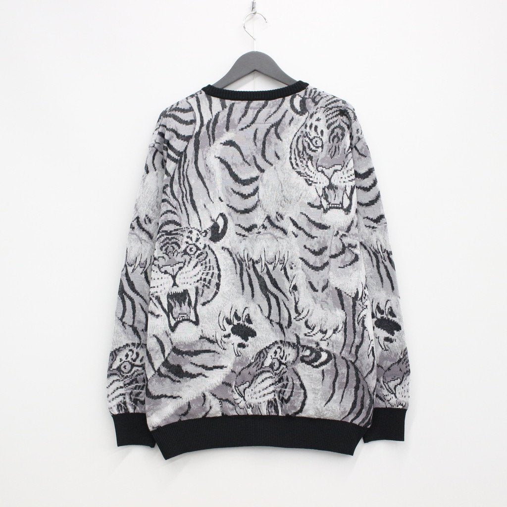 TIM LEHI | JACQUARD CARDIGAN #GRAY [23SS-WMK-KN18]