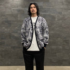 TIM LEHI | JACQUARD CARDIGAN #GRAY [23SS-WMK-KN18]