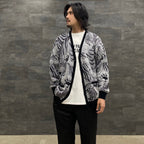 TIM LEHI | JACQUARD CARDIGAN #GRAY [23SS-WMK-KN18]