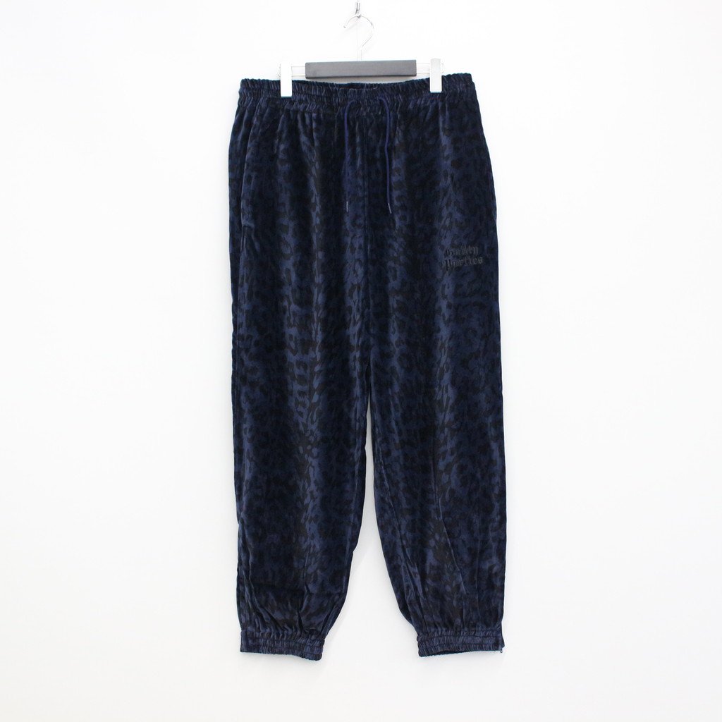 LEOPARD VELVET PANTS #NAVY [23SS-WMO-TP06]