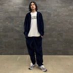 LEOPARD VELVET PANTS #NAVY [23SS-WMO-TP06]