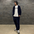 LEOPARD VELVET PANTS #NAVY [23SS-WMO-TP06]