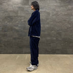 LEOPARD VELVET PANTS #NAVY [23SS-WMO-TP06]